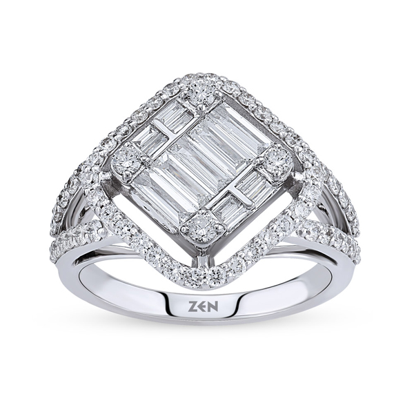 1,00ct Baguette Diamond Ring